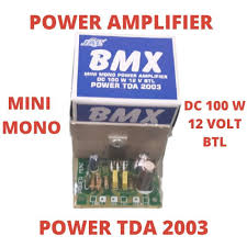 Contohnya tip 31 dengan tip 32,tip 41 dengan tip 42 dan lainya untuk suara yang dihasilkanya pun cukup jernih loh. Bmx Dc 12v 100watt Kit Power Ampli Mini Tda 2003 Mono Amplifier Terbaru Agustus 2021 Harga Murah Kualitas Terjamin Blibli
