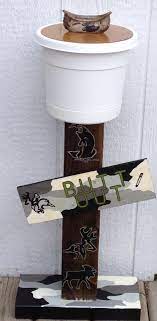 Problem is with nice ashtrays that'll be able to close is they can be pretty expensive so. Butt Cans
