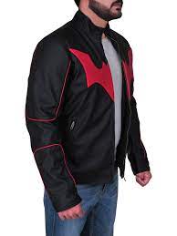 Batman Beyond Terry Mcginnis Leather Jacket With Images Black Leather Jacket Men Leather Jacket Men Black Faux Leather Jacket
