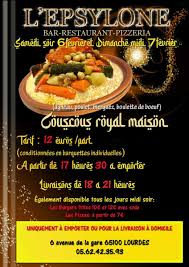 L'adn de greenweez.com est de proposer des produits bio à prix accessibles, pour que cela soit possible économiquement, nos tarifs de livraison sont favorables aux clients qui font leurs courses bio de. Lourdes Le Restaurant L Epsylone Vous Propose Son Coucous Royal Maison A Emporter Les 6 Et 7 Fevrier Lourdes Actu