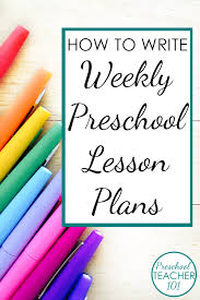 Preschool Lesson Plan Template For Weekly Planning Preschool Teacher 101 Preschool Lesson Plan Template Preschool Lessons Preschool Weekly Lesson Plans
