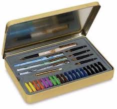 Caneta Para Caligrafia Parallel Pen Pilot Estojo De Caligrafia Staedtler Deluxe Set 33 Pecas R 220 00 Canetas De Caligrafia Material De Caligrafia Ferramentas De Desenho