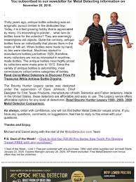 Bounty hunter metal detectors, el paso, tx. Detector Electronics Corp Your Metal Detector News 6 New Finds Stories Free Weekly Deal 2 Articles Milled