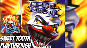 He is a secret character, able to be battled in story mode but only playable with cheat code. Twisted Metal 2 Ps1 Sweet Tooth Gameplay Walkthrough Playstation Youtube