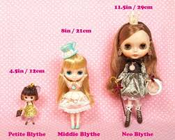 3 Sizes Of Blythe The Littlest Pet Shop Blythe Dolls Are