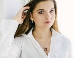 Baltic Amber Earrings Silver Earrings Flower Earrings Gift for Wife Drop  Earrings Dangle Earrings Amber Jewelry Gift for Her Silver Stud