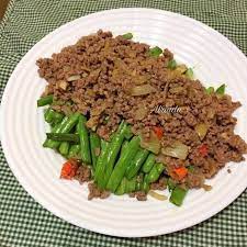 Resep Buncis Siram Daging Cincang Mudah Tumis Buncis Daging Cincang Oleh Alrinda Recipe Resep Masakan Asia Daging Cincang Resep