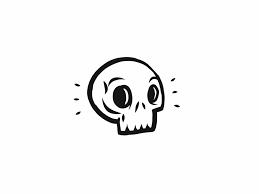 Skull Gif Logo Sketches Art Logo Motion Design Animation