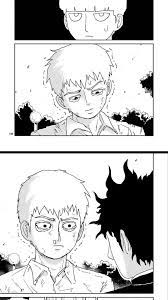 Never knew how much 3 panels could break me, I was crying like a fool.  Chapter 100.17 : r/Mobpsycho100