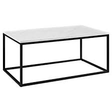 What are the shipping options for metal coffee tables? Urban Open Box Frame Coffee Table Saracina Home Target
