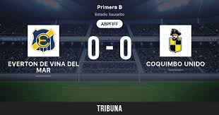Lo podras ver en vivo por jeinz macias. Everton De Vina Del Mar Vs Coquimbo Unido Live Score Stream Und Head To Head Ergebnisse 30 09 2012 Vorschau Der Partie Everton De Vina Del Mar Vs Coquimbo Unido Team Anstosszeit Tribuna Com