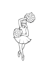 Fairy tales, animated films, flowers, anime, training coloring pages, nature, vegetables and fruit, cars, trees, animal, etc. Free Printable Cheerleading Coloring Pages For Kids