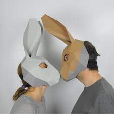 Wintercroft masks plantillas gratis buscar con google | mask wintercroft fox half mask build tutorial youtube. Hare Trophy Mask Wintercroft
