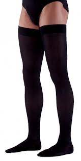 Sigvaris 233n Cotton 30 40 Mmhg Closed Toe Thigh High Compression Stockings With Silicone Border For