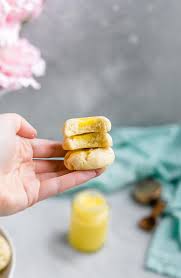 No Butter Lemon Curd Thumbprint Cookies Truffles And Trends Lemon Curd Thumbprint Cookies Thumbprint Cookies Recipe