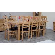The dining table & chair set is a table with comfortable chairs. Dining Tables Seating From Ten Up To Twenty People Oak Furniture Uk