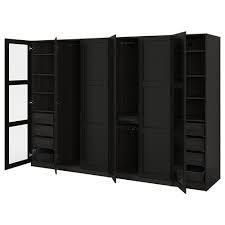 Pax Garderobeskap Hjornelosning Hvit Reinsvoll Gragronn Ikea Pax Garderobe Garderobeskap Ikea