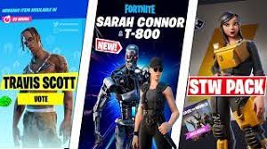 1 cosmetic overview 1.1 selectable styles 2 selectable styles 2.1 style 2.2 tail 3 last appeared 4 item shop occurrences 5 gallery an egotistical humanoid axolotl, he features two variant channels for theme and tail. Fortnite T 800 Terminator Sarah Connor Skin First Look Community Skin Voting Stw Pack More Youtube