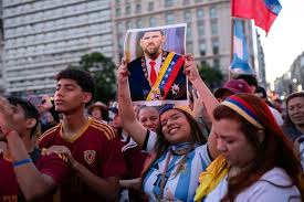 El pueblo venezolano está pidiendo que Leo Messi sea nombrado presidente del país 😂🇻🇪