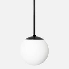 Astro Globe Pendant By Andrew Neyer Agl 8 Blk 6in