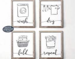 Laundry room pictures to print. Laundry Room Decor Etsy