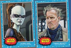 A star wars story introduced star wars fans to tobias beckett and his crew. Topps Star Wars Living Set Week 16 Aurra Sing And Tobias Beckett Jedi News