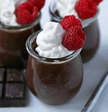 Chocolate Pot De Creme Rich Velvety Smooth Chocolate Custard Topped With Fresh Whipped Cream A Pot Of Cream M Chocolate Creme Chocolate Desserts Pot De Creme