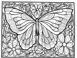 Free, printable mandala coloring pages for adults in every design you can imagine. Big Butterfly Butterflies Insects Adult Coloring Pages
