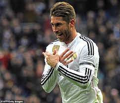 Lucas vazquez and sergio ramos celebration during the match between fc barcelona and real madrid corresponding to the first leg of the 1/2 final of the spanish cup, played at the camp nou stadium, on 06th february 2019, in barcelona, spain. Did Liverpool S Salah Send A Message To Ramos With Celebration Against Watford Daily Mail Online