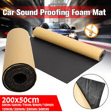 From the sound of construction, motorcycles, car stereos and more, commuting these days can be quite uncomfortable. Automotive Sound Insulation Soundproofing For Cars Sound Proof Car Sound Deadener Rubber Seal Covering Instrument Panel Gap Black Accessories Vehicle Audio Video Installation