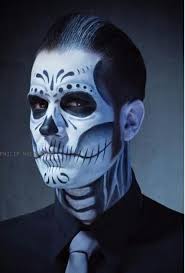 Black And White Face Paint Ideas Painting Black And White Face Halloween 40 Ideas For 2019 Mens Halloween Makeup Face Painting Halloween White Face Halloween