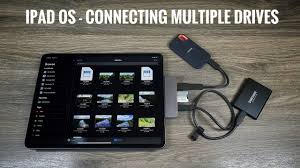 Connecting Multiple Drives At Once With Ipados 13 Ipad Pro Youtube