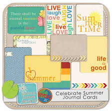 Celebrate Summer Journal Cards Summer Journal Journal Cards Cards