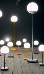Buy Mooon Floor Lamp By Fermob Outdoor Lighting The Worm That Turned Revitalising Your Outdoor Space Outdoor Floor Lamps Round Lamp Floor Lamp