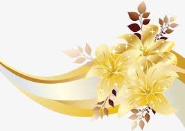 Golden Flower Effect Flower Vector Effect Vector Png Transparent Clipart Image And Psd File For Free Download Golden Flower Flowers Clipart Images