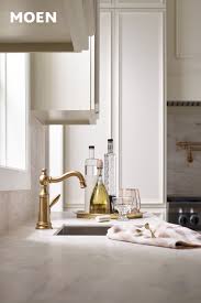 Black And Gold Kitchen Faucet Weymouth Brushed Gold One Handle High Arc Kitchen Faucet S72101bg Kitchen Faucet High Arc Kitchen Faucet Traditional Kitchen Faucets