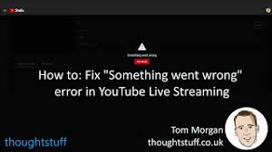 It will introduce 4 useful solutions to fix this after that, open youtube again and try to sign in to check if you still encounter something went wrong youtube error. How To Fix Something Went Wrong Error In Youtube Live Streaming Youtube