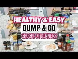 Check spelling or type a new query. 5 Healthy Dump And Go Easy Crockpot Dinners Easy Slow Cooker Recipes Livingthatmamalife Youtube