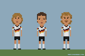 Weltmeister 1990 Pixel Football Pixel Art Soccer Art Prints