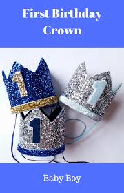 First Birthday Crown For Baby Boy Ready Stock 1st Birthday Hat Gold Hat First Birthday Hat Photo Props Silver Royal Blue Navy Baby Boy 1st Birthday Hats First Birthday Hats Birthday Hat