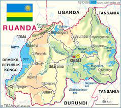 Rwanda (republic of rwanda) , rw. Map Of Rwanda Country Welt Atlas De