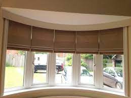 Traditional bay windows are ornate and decorative. Roman Blinds Large Windows Bay Window Living Room Modern Farmhouse Kitchens Blinds For Large Windows