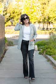 Im A 55-year-old Former Nordstrom Buyerthese 8 Fall Basics Work For Everyone 55 Year Old Woman Denim Utility Jacket Mother Denim
