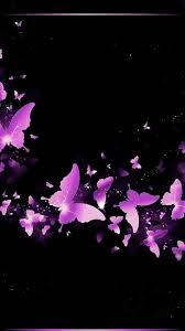 Black And Purple Butterfly Wallpaper Pin By Robin Stump On Butterflies Purple Butterfly Wallpaper Pink And Black Wallpaper Cute Black Wallpaper