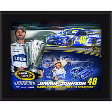 I only accept 1 driver per youtube account. Jimmie Johnson 105 X 13 2016 Sprint Cup Champion Sublimated Plaque