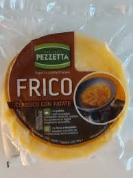 Il frico con le patate, è adatto anche per i buffet specialmente se modellato e riempito con funghi o altro. Frico Classico Con Patate Pezzetta 0 18 Kg