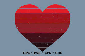 You can copy, modify, distribute and perform the work, even for commercial purposes, all. Vintage Heart Retro Distressed Svg Graphic By Graphicsfarm Creative Fabrica