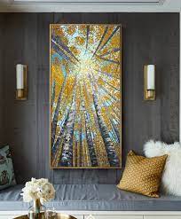 The long vertical wall art is possibly the perfect design and style for your wall art's layout and plan, but personal taste is what makes a room looks gorgeous. Large Vertical Modern Painting Decorative Pictures Abstract Art Acryli Sallyhomey Life S Beautiful