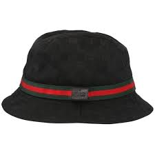 Pre Owned Gucci Gg Black Canvas Signature Bucket Hat Size Xl 300 Liked On Polyvore Featuring Accessories Hats Black Gucci Hat Black Canvas Hat Sizes