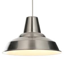Colours Tezz Silver Brushed Chrome Effect Light Shade D 29cm Departments Diy At B Q Light Shades Light Chrome